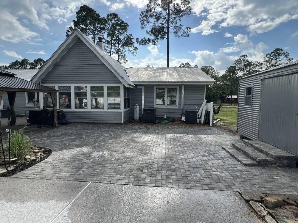 Expert lawn mowing service with custom design across Waycross, GA - Santos Landscape