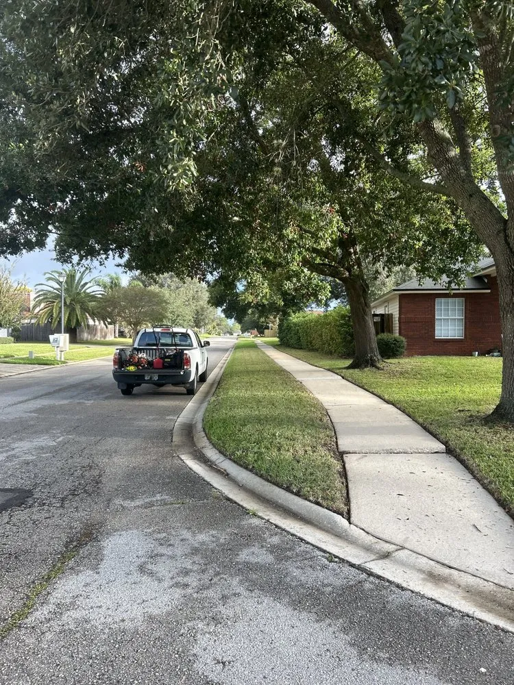 Professional garden landscaping in Jacksonville, FL by Santos Landscaping