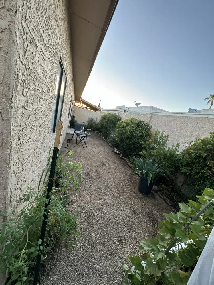 Custom outdoor landscaping in Phoenix, AZ by Santos Landscaping