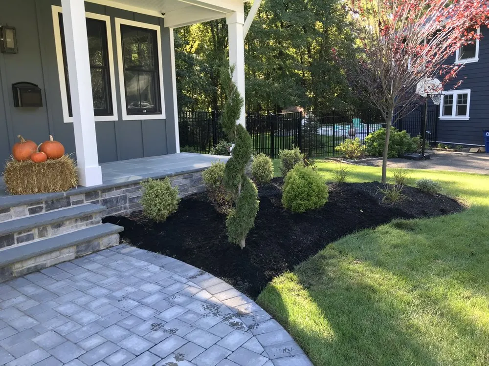 Custom lawn care service for residential properties in Scotch Plains, NJ by Santos Landscaping