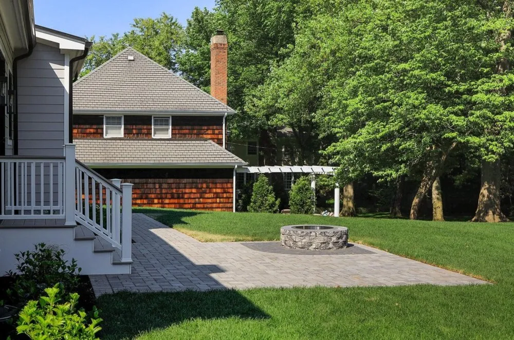 Custom outdoor landscaping for outdoor upgrades in Scotch Plains, NJ by Santos Landscaping