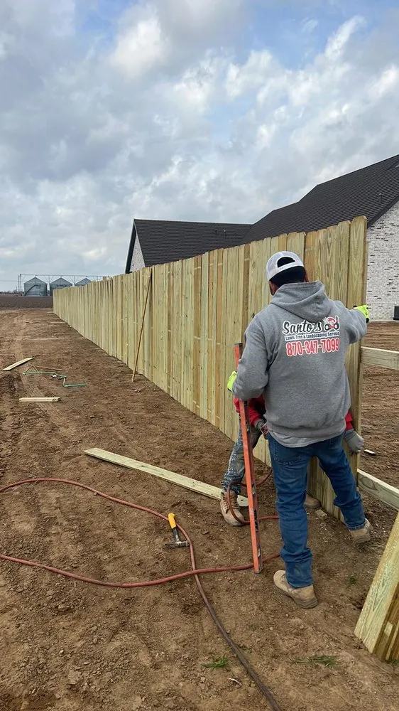 Custom landscaping services near you in Augusta, AR by Santo’s Landscaping Service