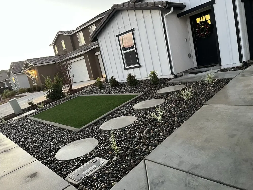 Professional landscape installation for residential properties across Merced, CA - Santos Valley Landscape Design