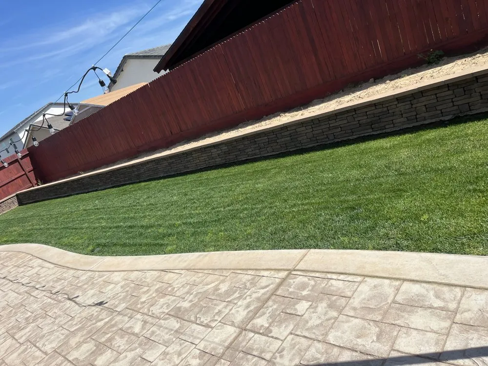Trusted lawn mowing service with custom design in Merced, CA by Santos Valley Landscape Design