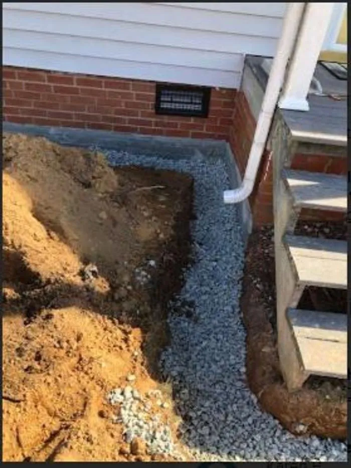 Custom garden landscaping in Kernersville, NC by Santos Waterproofing Drainage & Landscaping