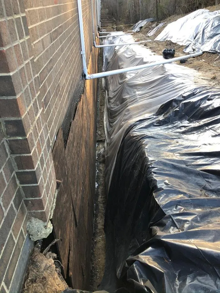 Professional yard cleanup service in Kernersville, NC by Santos Waterproofing Drainage & Landscaping