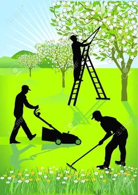 Santy's Lawn Care Logo