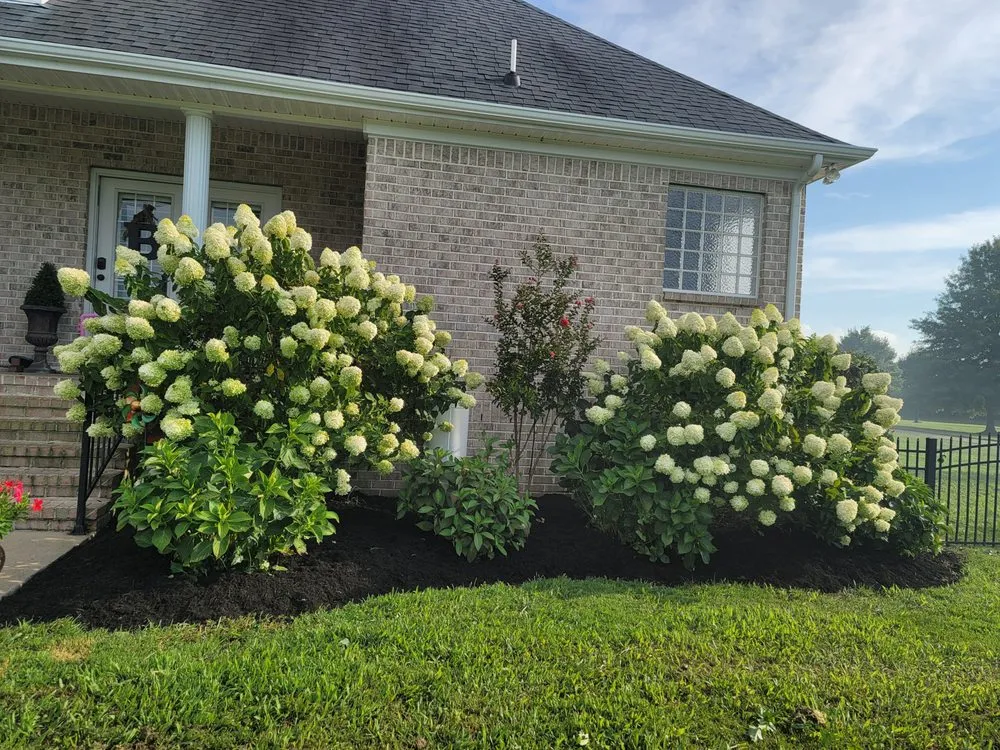 Custom garden landscaping in Murfreesboro, TN by Santys Lawncare