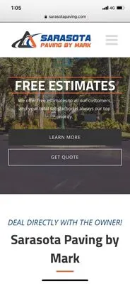 Sarasota Paving By Mark Logo