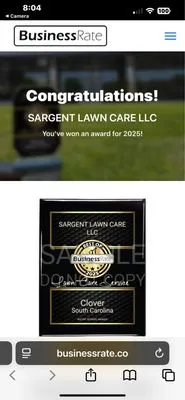 Sargent lawn care Logo