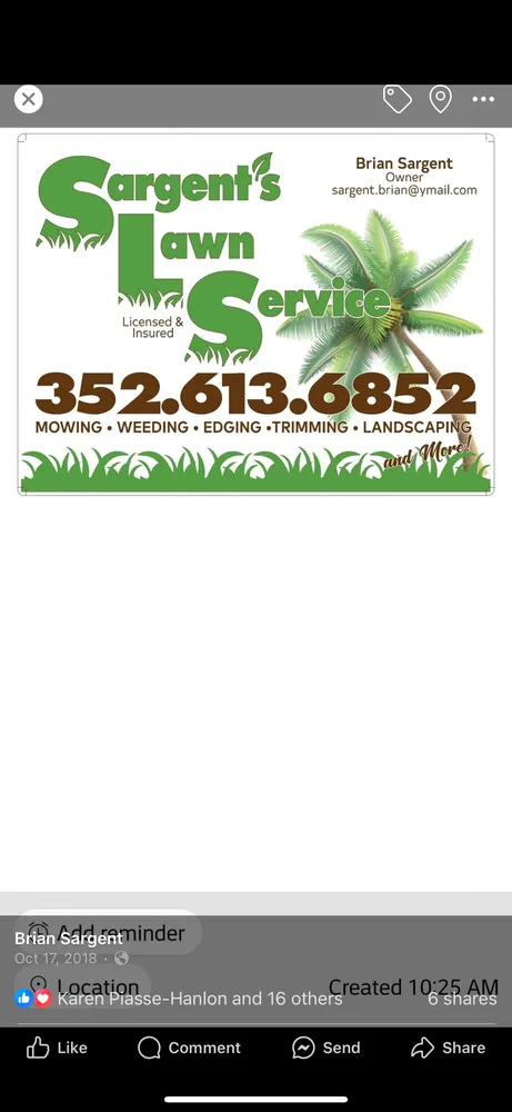 Reliable residential landscaping for residential properties in Crystal River, FL by Sargents Lawn Service