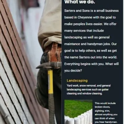 Sarters and Sons Logo