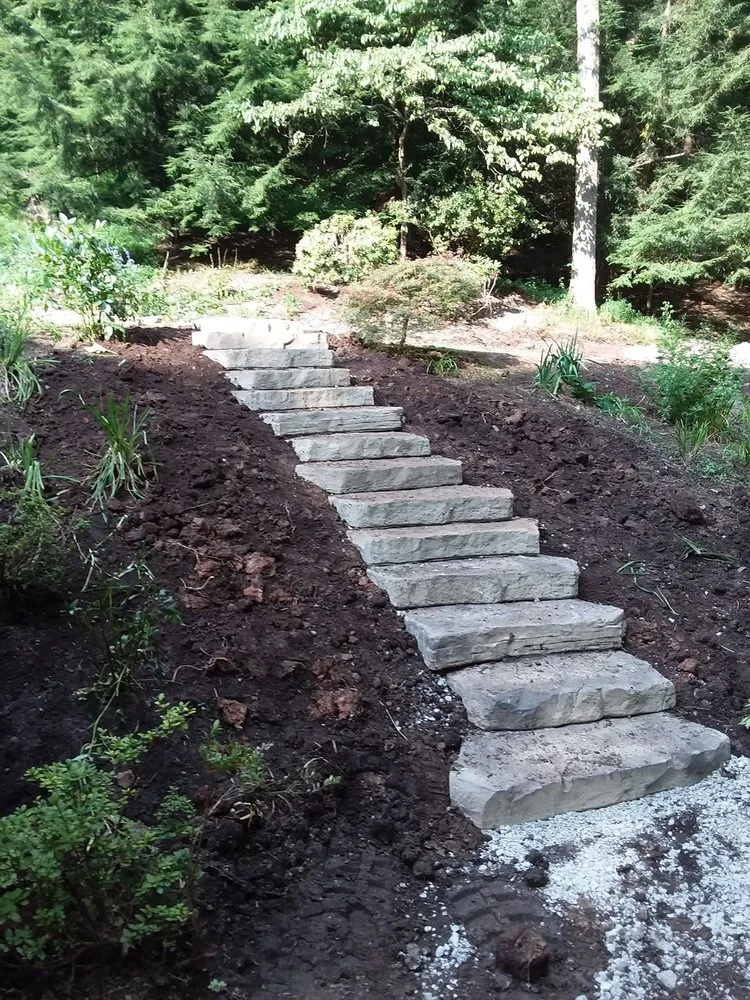 Affordable garden landscaping with custom design in Templeton, PA by Sasquatch Landscape Company