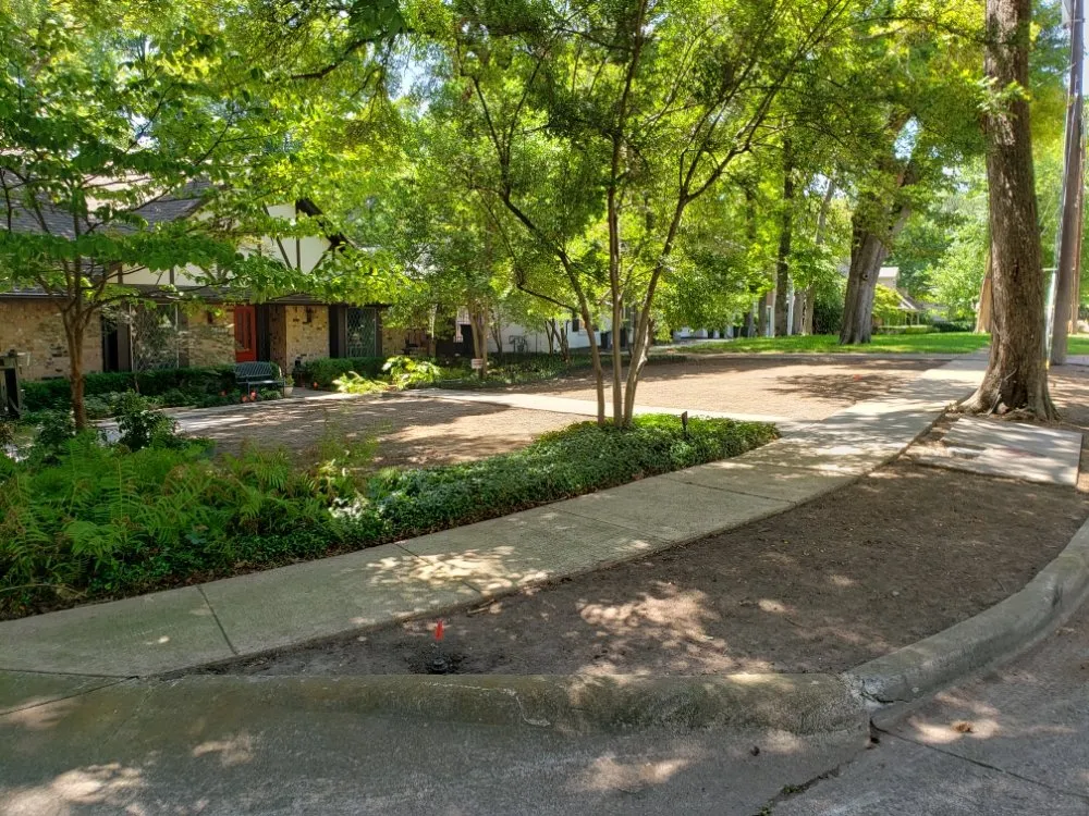 Affordable landscape installation in Dallas, TX by Saucedo Landscaping