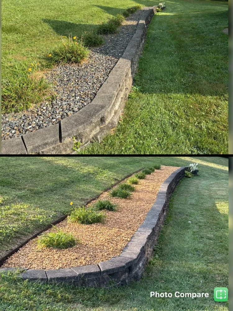 Professional garden landscaping in Corydon, IN by Saulman Property Improvement