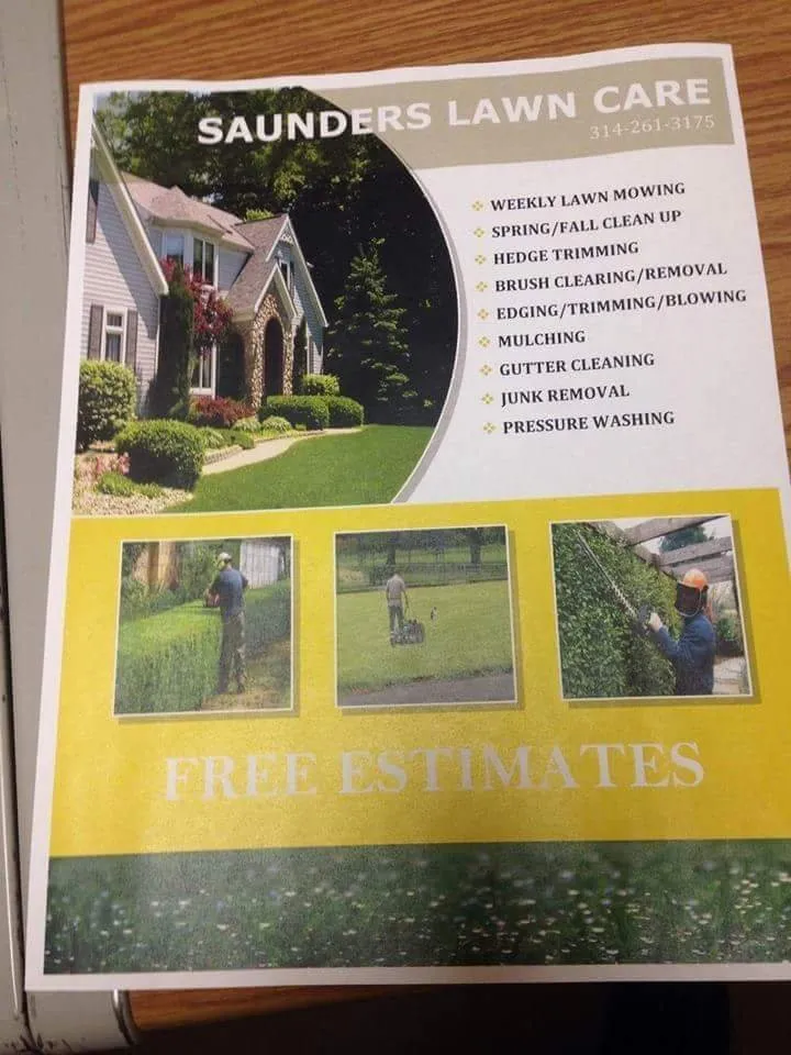 Professional outdoor landscaping in St. Louis, MO by Saunders Lawn Care