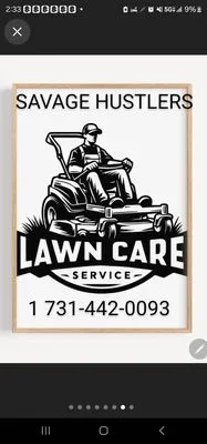Savage Hustlers Lawn Care Logo