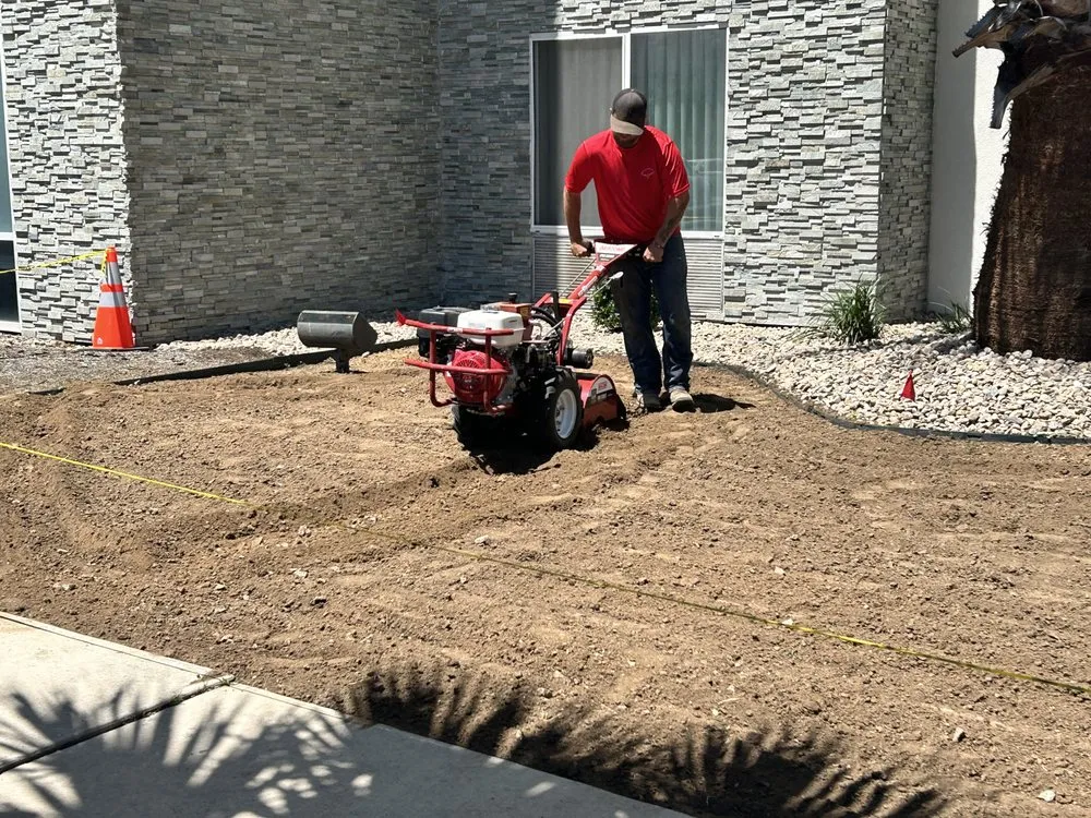 Custom yard cleanup service with custom design in Canyon Lake, TX by Savage Landscaping And Irrigation