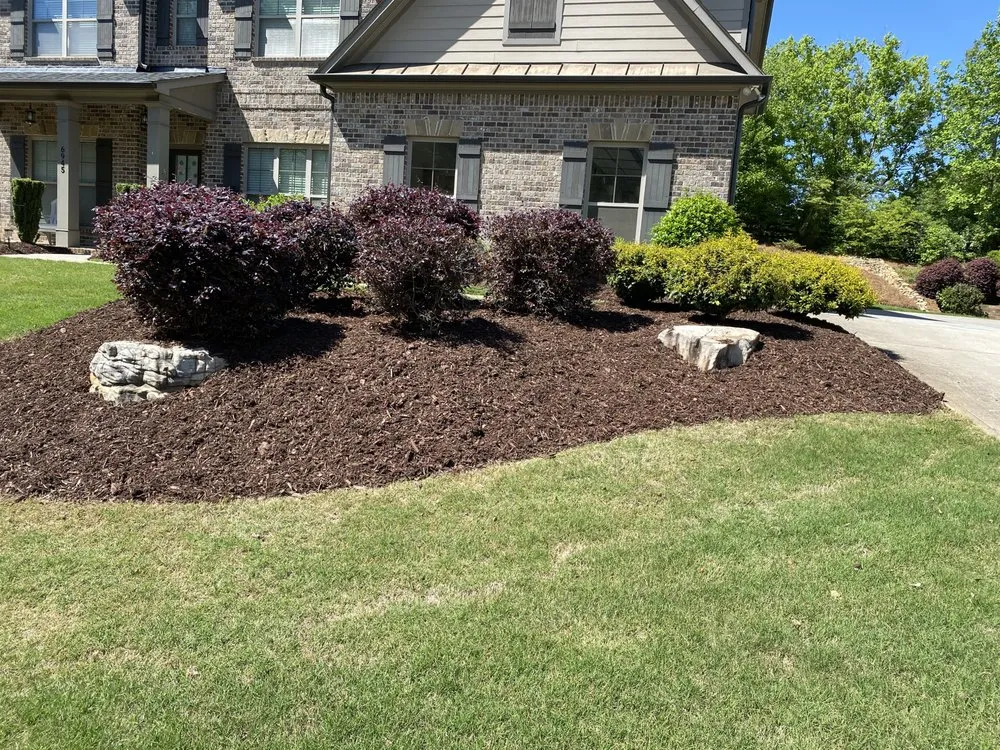 Custom lawn care service with custom design in Cleveland, GA by Savage Scapes