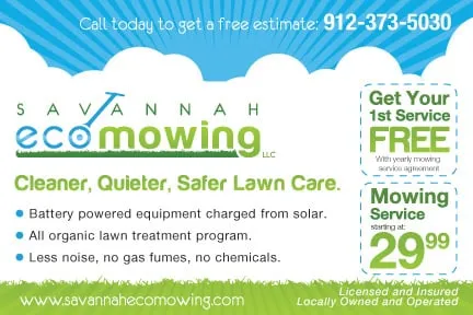 Trusted lawn care service for residential properties in Savannah, GA by Savannah Eco Mowing
