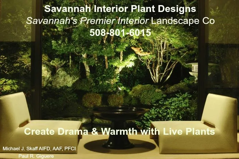 Professional garden landscaping experts serving Savannah, GA - Savannah Interior Plant Designs