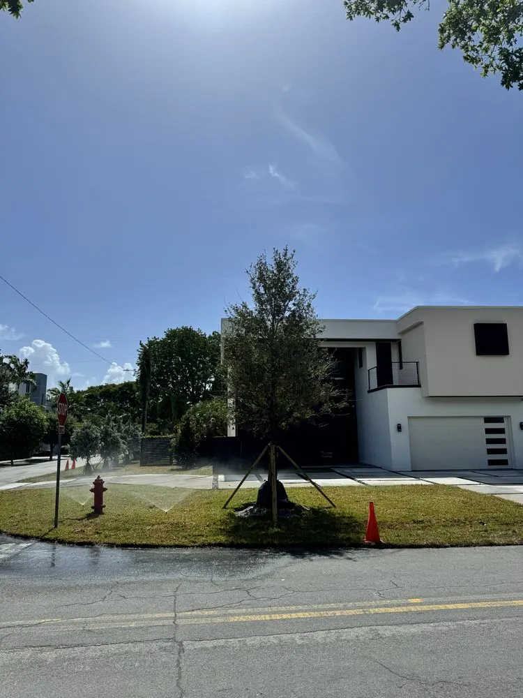 Custom landscape installation for residential properties in Davie, FL by Saveurs Landscape & Design