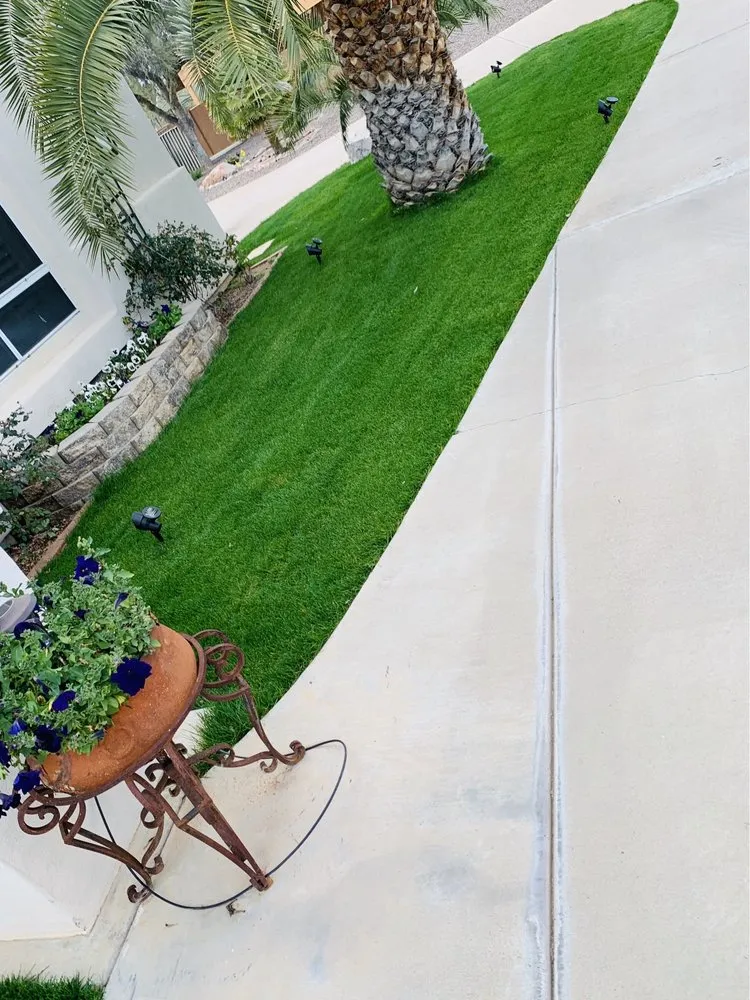Top-rated lawn care service for year-round maintenance in Apache Junction, AZ by SAZ Hardscaping