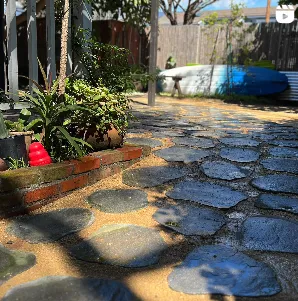 Custom outdoor landscaping with custom design across Santa Barbara, CA - Sb Landscape Solutions