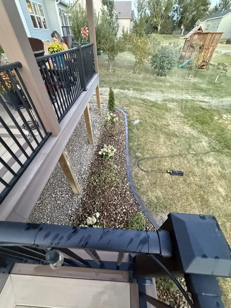 Professional yard cleanup service with custom design in Marion, IA by S&B Scapes