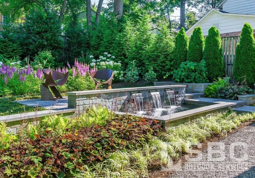 Custom landscape installation in Linthicum Heights, MD - SBC Outdoor Services