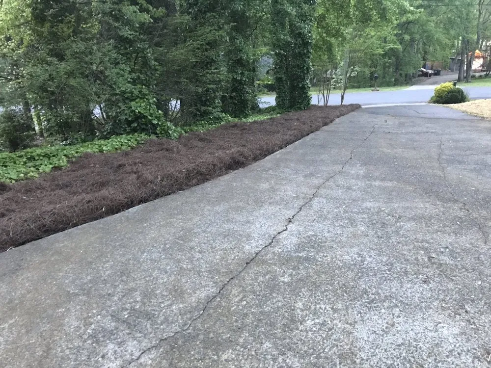 Custom garden landscaping in Kennesaw, GA by SBS Lawn Care