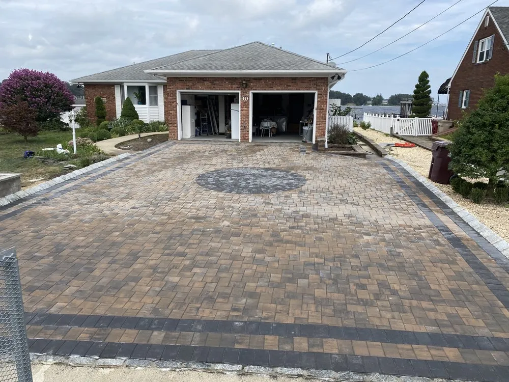 Custom landscape design for homes across Pine Beach, NJ - S&C concrete