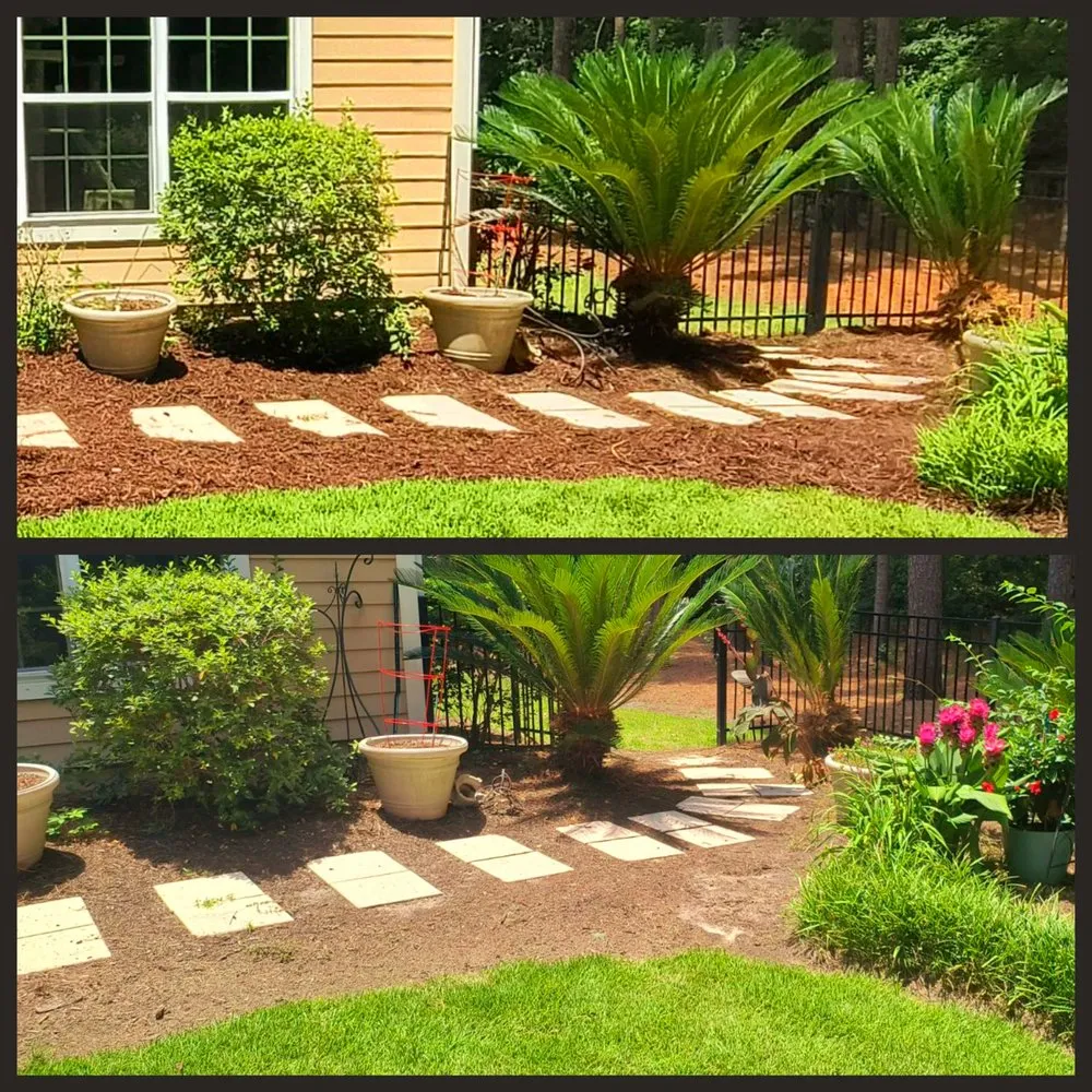 Affordable landscape installation for homes in Bluffton, SC by SC Landscaping and Design