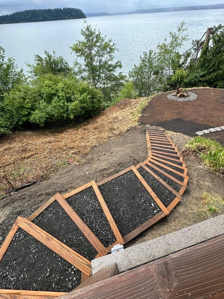 Custom outdoor landscaping with custom design across Bremerton, WA - SC Landscaping and Tree Service