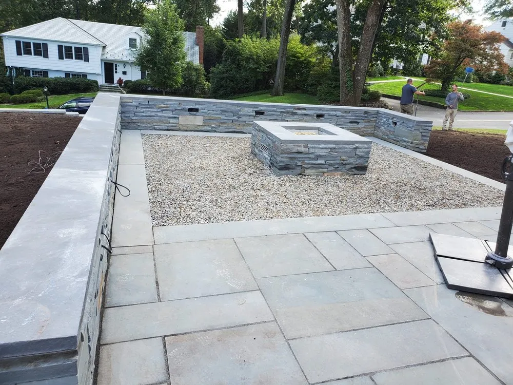 Professional lawn mowing service with custom design in Bloomfield, NJ by S&C Landscaping