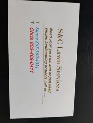 S&C Lawn Services Logo