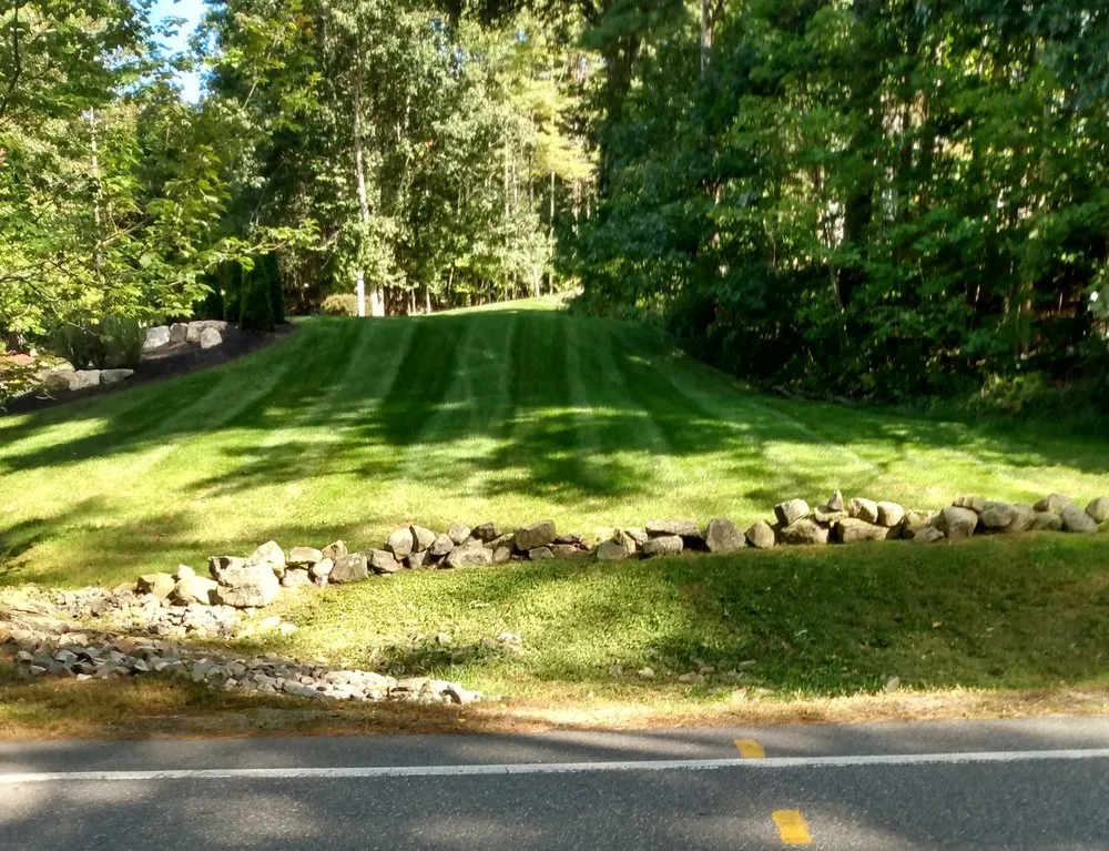 Custom garden landscaping for homes in Bedford, NH by SC Outdoor Services