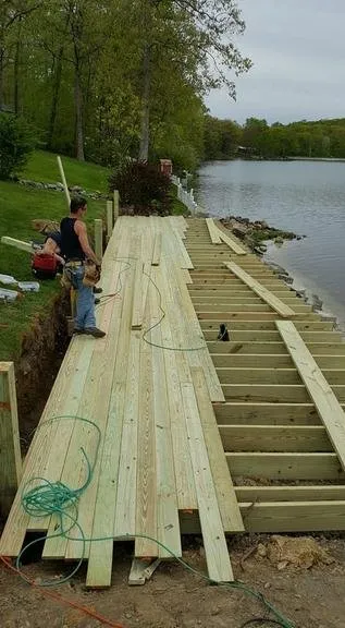 Local garden landscaping in Newton, NJ by SC Precision Carpentry