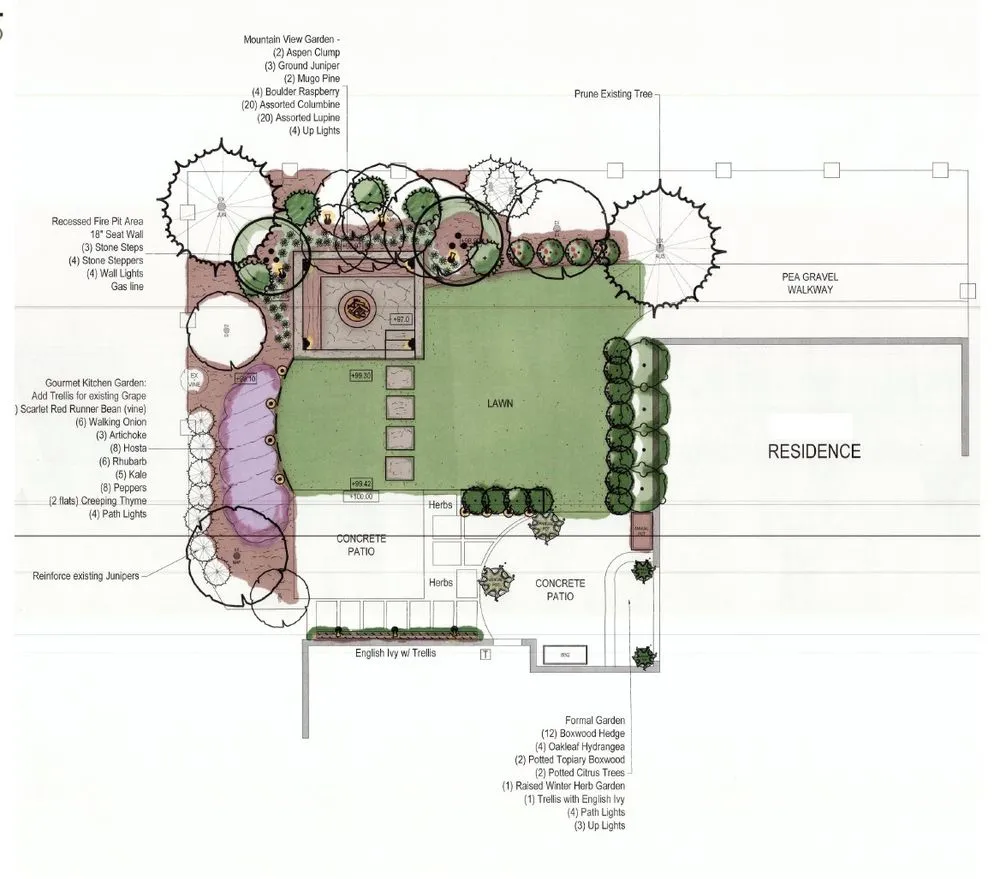 Professional landscape design in Denver, CO by Scale & Spade Landscape Design