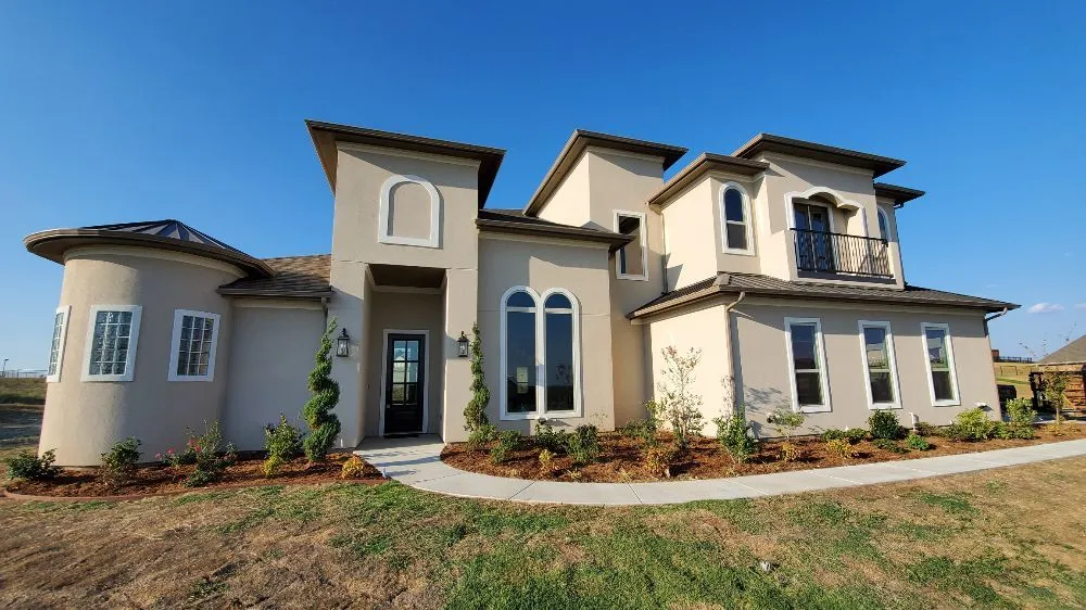 Custom lawn mowing service with custom design across River Oaks, TX - Scallion Landscaping