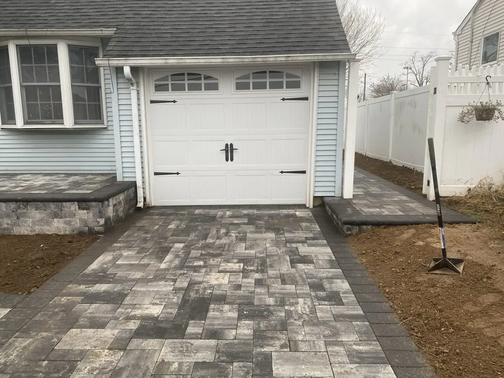 Professional outdoor landscaping with custom design across West Babylon, NY - Scanapicos Landscaping & Masonry