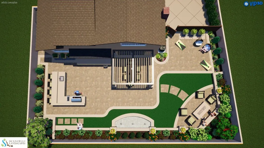 Local landscape installation in Irvine, CA by Scancelli Landscapes