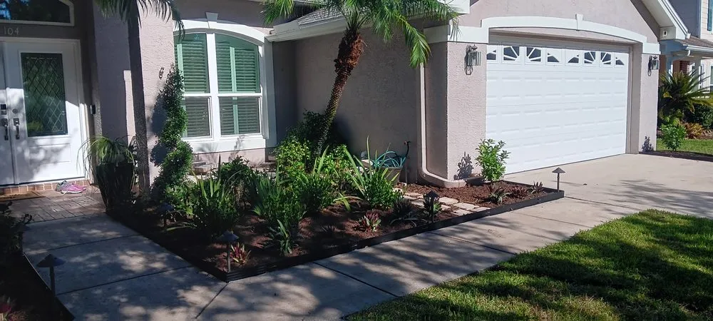 Custom landscape installation in Greater Northdale, FL by Scape Mate