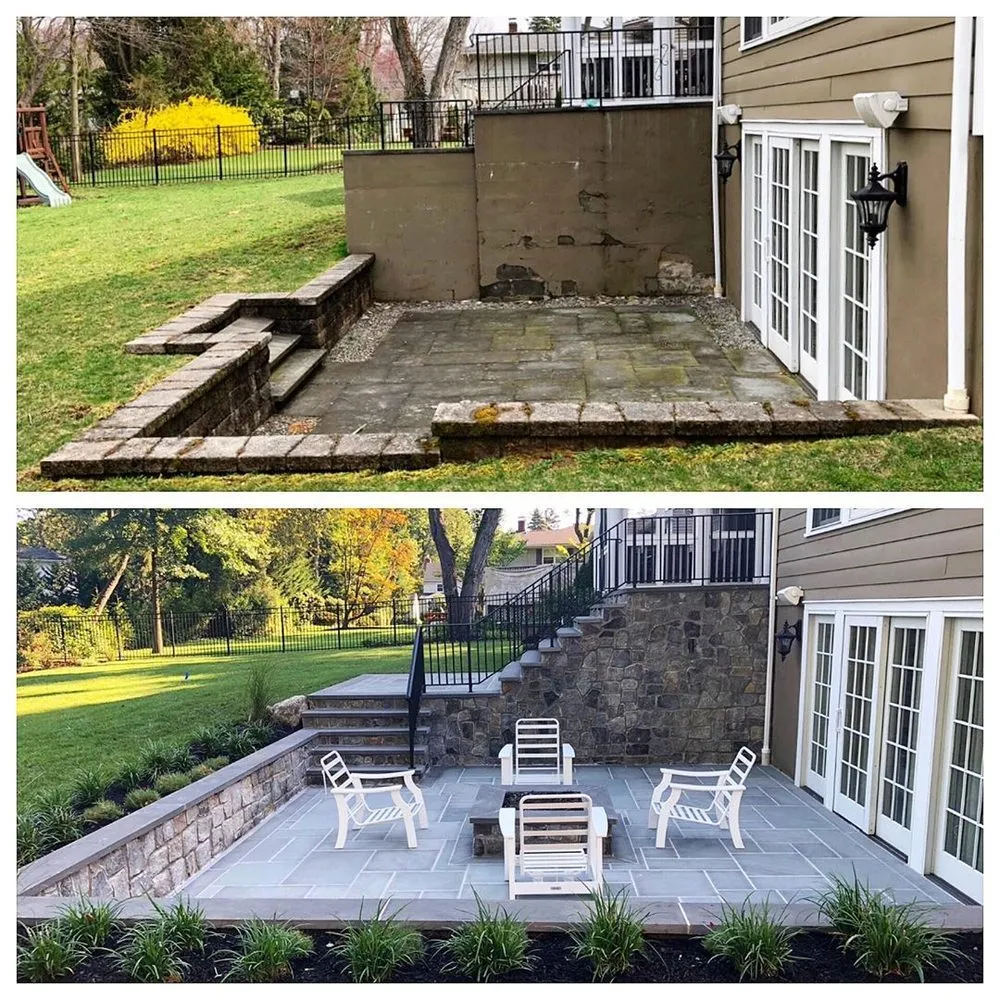 Affordable landscape installation with custom design in Middlesex, NJ by Scaped