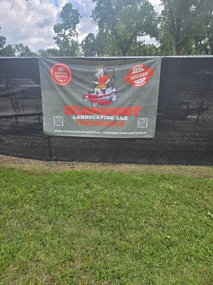 Local landscape installation in Augusta, GA by Scapegoat Landscaping