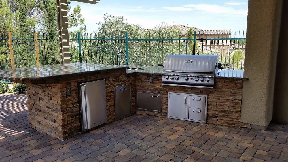 Professional lawn mowing service in North Las Vegas, NV by Scapes and Stones