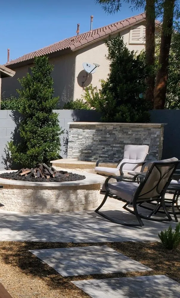 Affordable landscaping services with custom design in North Las Vegas, NV by Scapes and Stones