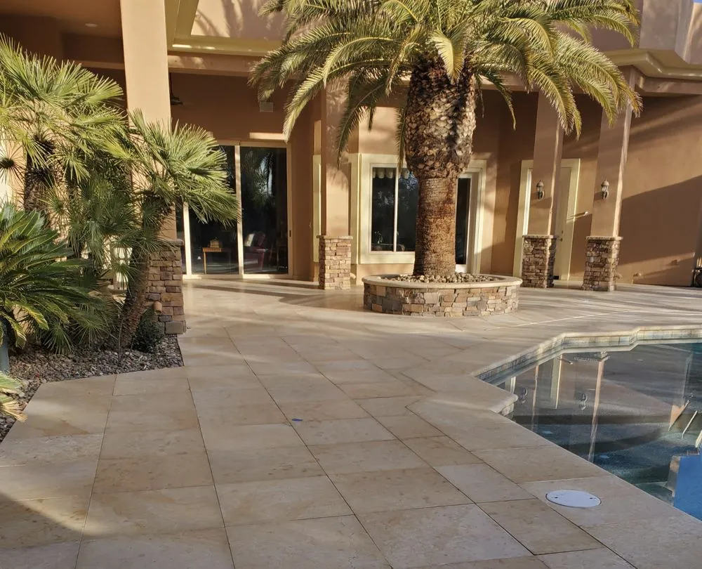 Professional yard maintenance in North Las Vegas, NV - Scapes and Stones