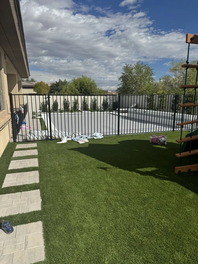Top-rated lawn mowing service for residential properties in North Las Vegas, NV by Scapes and Stones