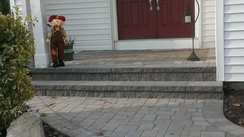 Custom landscape installation in Allentown, PA by Scapes Design